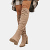 Scarlett | Women's Over-the-Knee Block-Heel Slouchy Ankle Boots