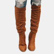 Scarlett | Women's Over-the-Knee Block-Heel Slouchy Ankle Boots
