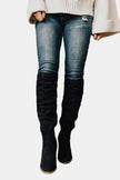 Scarlett | Women's Over-the-Knee Block-Heel Slouchy Ankle Boots