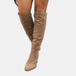 Scarlett | Women's Over-the-Knee Block-Heel Slouchy Ankle Boots