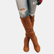Scarlett | Women's Over-the-Knee Block-Heel Slouchy Ankle Boots