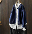 Isabella | Women's Oversized Button-Up Knit Cardigan Sweater with Elegant for Layering