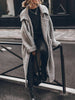 Anouk | Women's Oversized Lapel Longline Chunky-Knit Cardigan