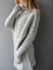 Camila | Women's Oversized Chunky Knit Turtleneck Sweater with Roll-Neck for Casual
