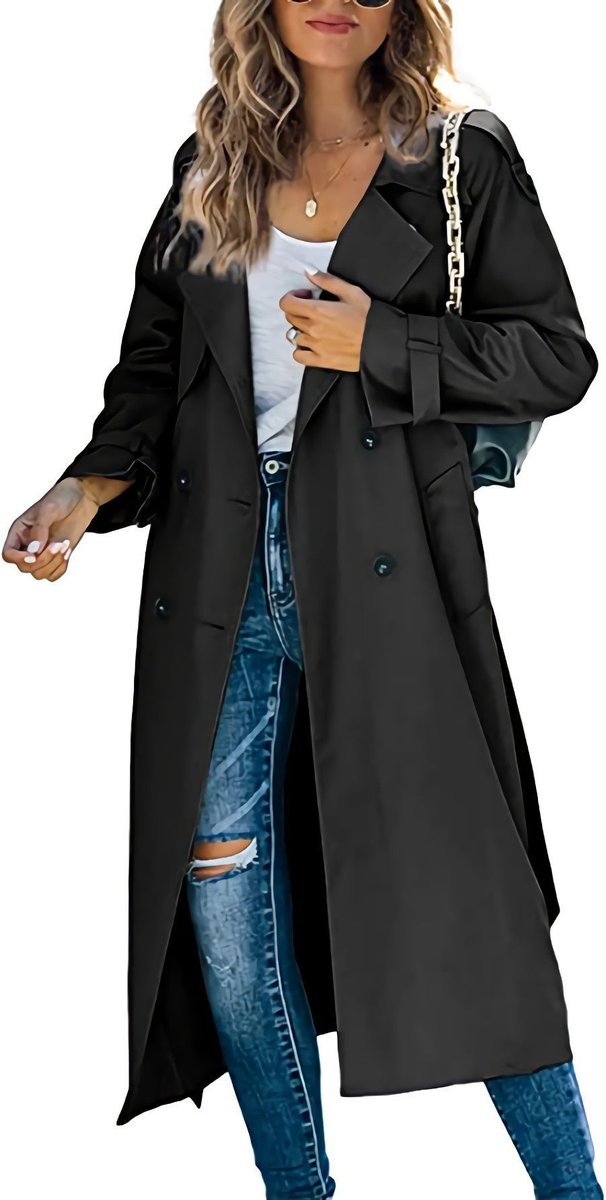 Rosie | Oversized Longline Trench Coat for Women
