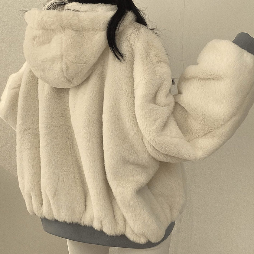 Elke | Women's Oversized Zip-Up Fleece Jacket