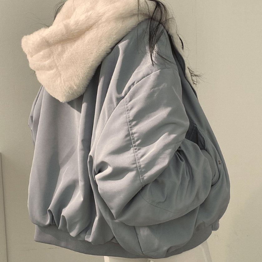 Elke | Women's Oversized Zip-Up Fleece Jacket