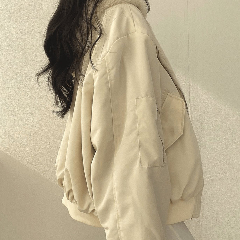 Elke | Women's Oversized Zip-Up Fleece Jacket
