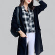 Olivia | Women's Oversized Long Open-Front Knit Cardigan with Cashmere for Layering