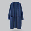Olivia | Women's Oversized Long Open-Front Knit Cardigan with Cashmere for Layering
