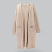 Olivia | Women's Oversized Long Open-Front Knit Cardigan with Cashmere for Layering