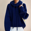 Evi | Women's Oversized Merino Wool Hooded Turtleneck Sweater with Chunky Knit for Everyday
