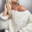 Layla | Women's Oversized Mohair Blend Cosy Knit Sweater with Wrap for Layering