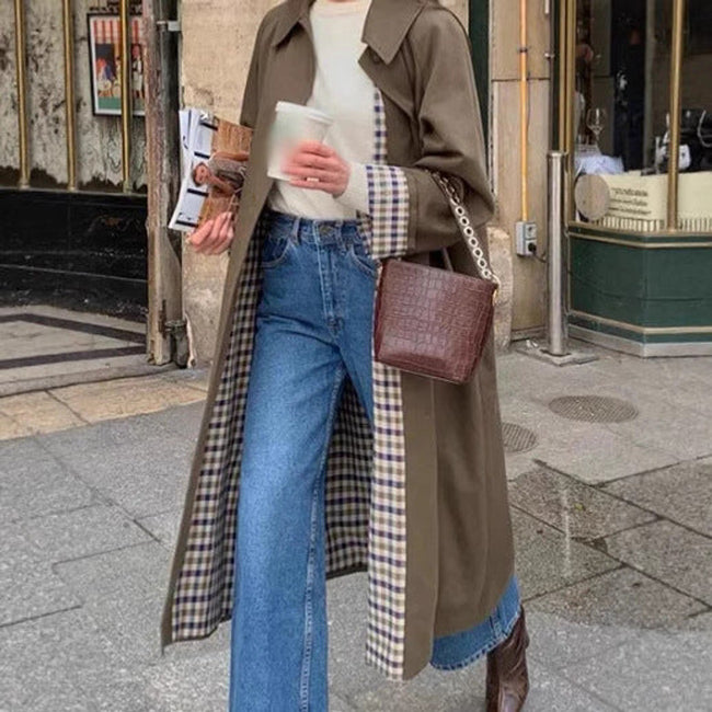 Molly | Oversized Long Trench Coat for Women