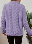 Penelope | Women's Plush Half-Zip Kangaroo Pocket Pullover Sweater with Fleece for Layering