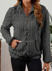 Penelope | Women's Plush Half-Zip Kangaroo Pocket Pullover Sweater with Fleece for Layering