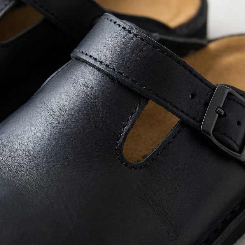 Lucas | Women's Premium Leather Slip-On Clogs
