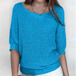 Harper | Women's Relaxed-Fit Batwing-Sleeve Knit Pullover Sweater with V-Neck for Everyday