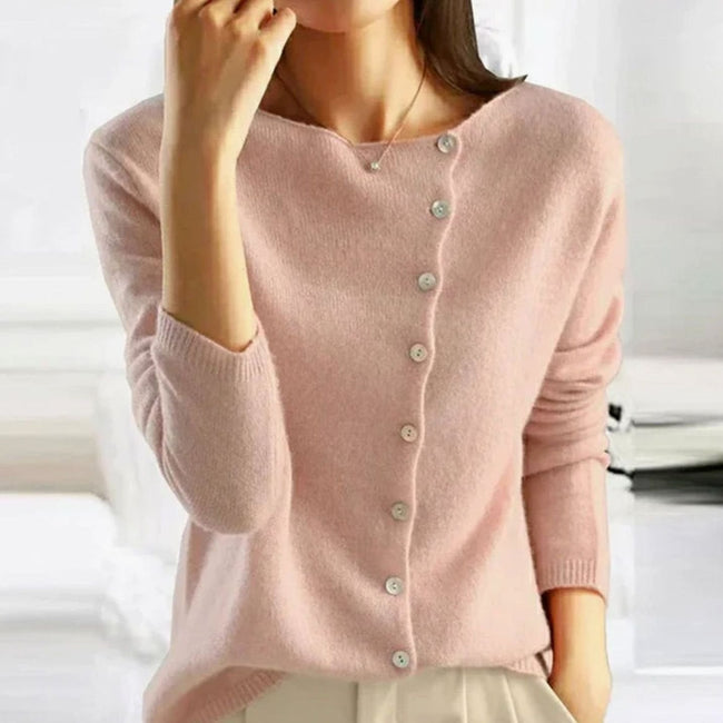 Camila | Women's Relaxed-Fit Button-Front Knit Cardigan