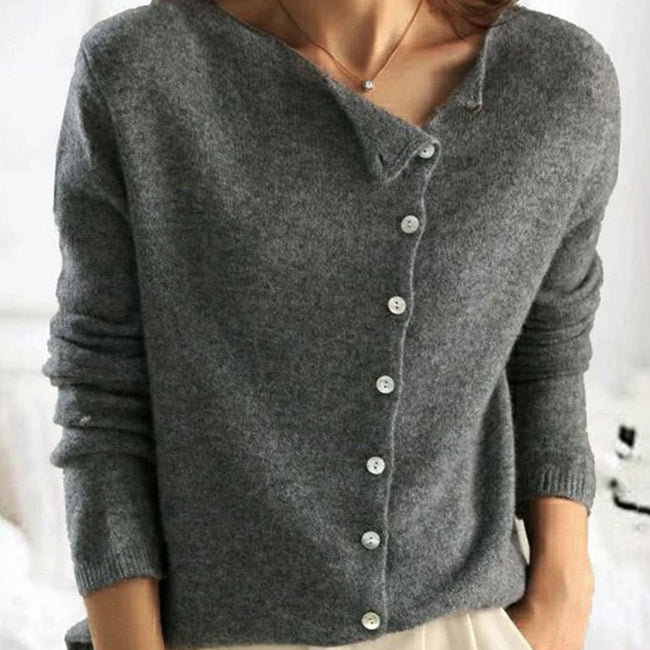 Camila | Women's Relaxed-Fit Button-Front Knit Cardigan