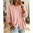 Isabella | Women's Crew-Neck Button-Front Cardigan Knit Sweater with Cozy for Everyday