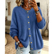Isabella | Women's Crew-Neck Button-Front Cardigan Knit Sweater with Cozy for Everyday