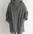 Charlotte | Women's Relaxed-Fit Full-Zip Hooded Sweatshirt Long Hoodie