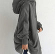 Charlotte | Women's Relaxed-Fit Full-Zip Hooded Sweatshirt Long Hoodie