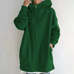 Charlotte | Women's Relaxed-Fit Full-Zip Hooded Sweatshirt Long Hoodie
