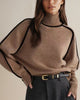Merel | Women's Relaxed-Fit Lantern-Sleeve Knit Turtleneck Sweater with Elegant for Winter