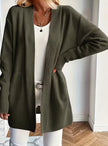 Emma | Women's Ribbed Open-Front Cardigan Knit Sweater with Cozy for Layering