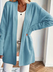 Emma | Women's Ribbed Open-Front Cardigan Knit Sweater with Cozy for Layering