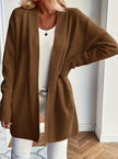 Emma | Women's Ribbed Open-Front Cardigan Knit Sweater with Cozy for Layering