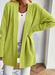 Emma | Women's Ribbed Open-Front Cardigan Knit Sweater with Cozy for Layering