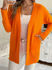 Emma | Women's Ribbed Open-Front Cardigan Knit Sweater with Cozy for Layering