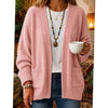 Penelope | Women's Oversized Ribbed V-Neck Open-Front Cardigan Knit Sweater for Layering