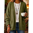 Penelope | Women's Oversized Ribbed V-Neck Open-Front Cardigan Knit Sweater for Layering