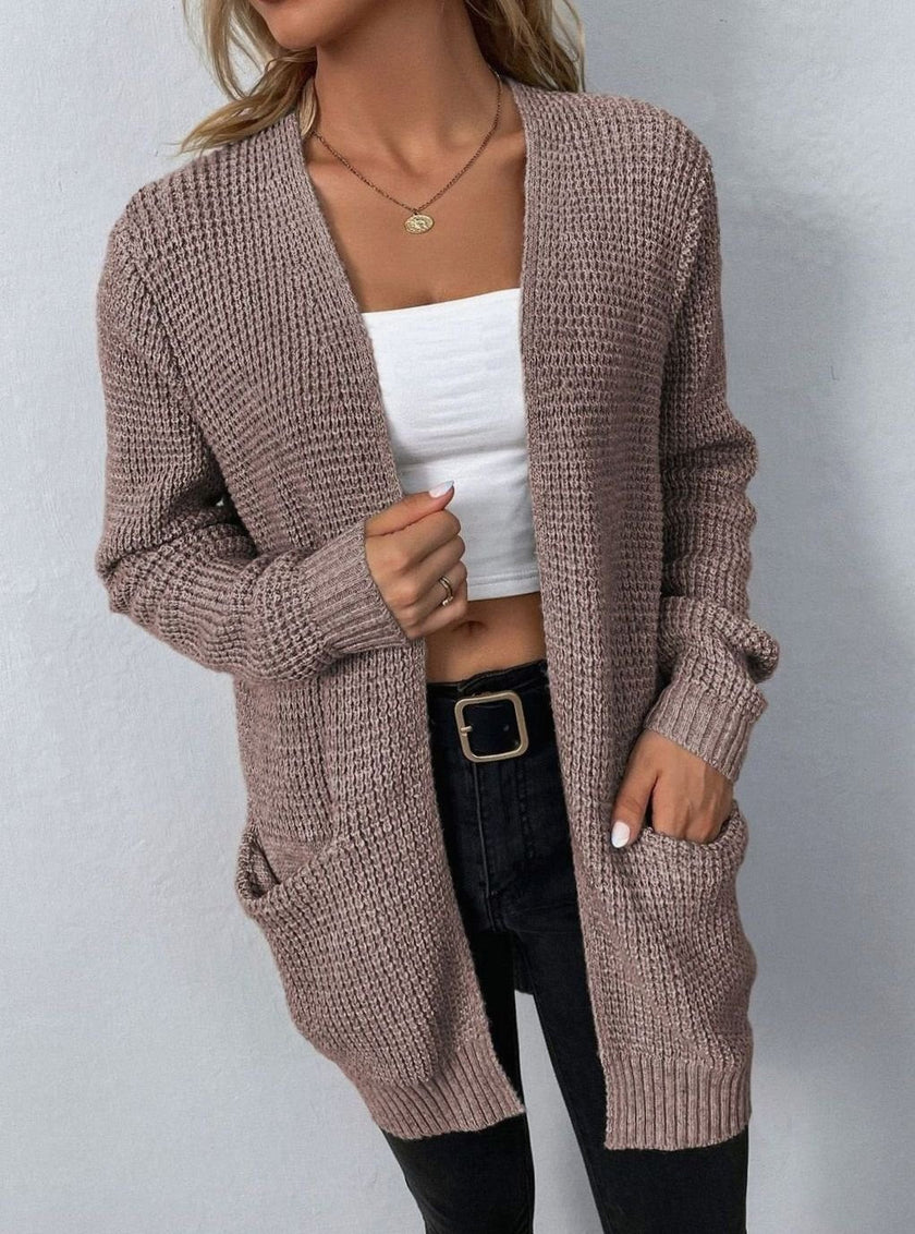 Camila | Women's Open-Front Cardigan Knit Sweater with Cozy Soft for Layering