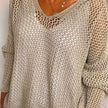 Scarlett | Women's Relaxed Open-Knit Hooded Sweater with Soft Cozy for Layering