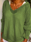 Scarlett | Women's Relaxed Open-Knit Hooded Sweater with Soft Cozy for Layering