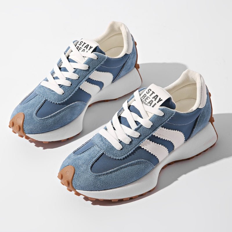 Evelyn | Women's Retro Platform Chunky Lace-Up Sneakers