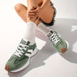 Evelyn | Women's Retro Platform Chunky Lace-Up Sneakers