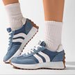 Evelyn | Women's Retro Platform Chunky Lace-Up Sneakers