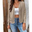 Mia | Women's V-Neck Button-Front Cardigan Knit Sweater with Cozy for Layering