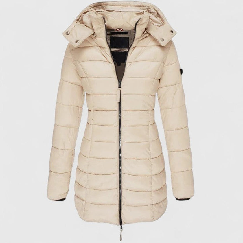Madison | Women's Slim-Fit Quilted Removable-Hood Winter Puffer Coat