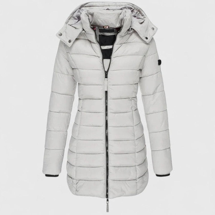 Madison | Women's Slim-Fit Quilted Removable-Hood Winter Puffer Coat