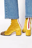 Camila | Women's Square-Toe Block-Heel Ankle Boots