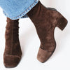 Camila | Women's Square-Toe Block-Heel Ankle Boots