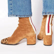 Camila | Women's Square-Toe Block-Heel Ankle Boots
