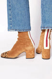 Camila | Women's Square-Toe Block-Heel Ankle Boots